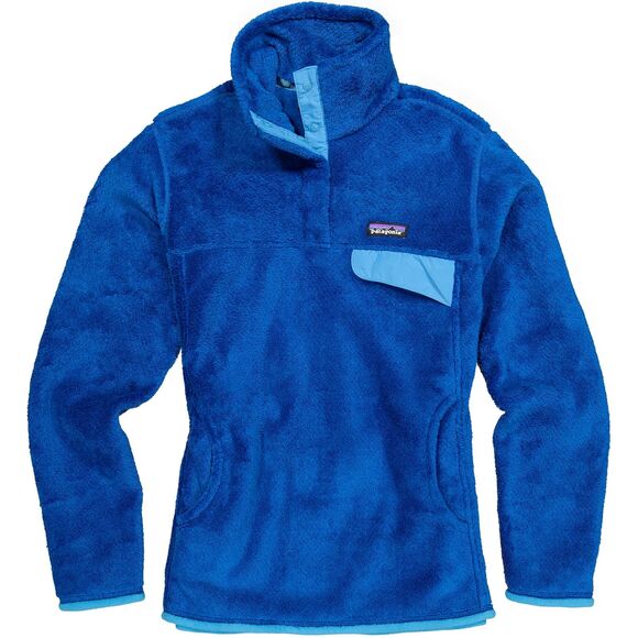 EUC Patagonia Re-Tool Snap-T Fleece Pullover  Jacket Royal Blue Size Small Women - Picture 1 of 12
